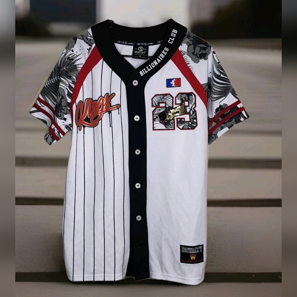Billionairs Club by Switch Remarkable  Mens Button Down Jersey (Size S)